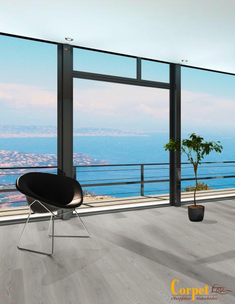 Corpet Dekor Tennoeiche polargrau - Klickvinyl, 0,3mm, 2,25m²/Paket